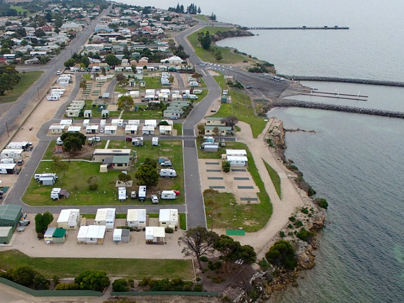 Edithburgh shop caravan park